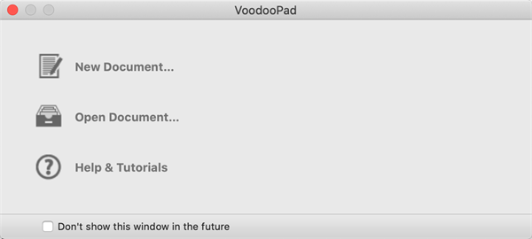 VoodooPad Mac破解版：一款支持多格式的笔记本工具